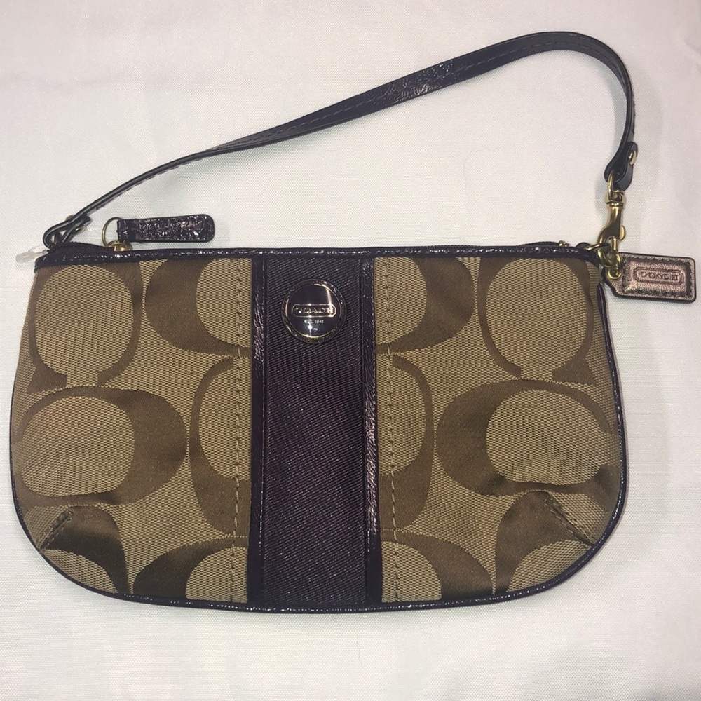 Coach mini hang bag